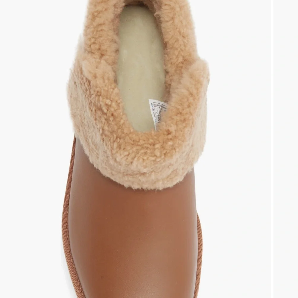 UGG® Ultra Mini Alina Curled Genuine Shearling Platform Boot (Women)